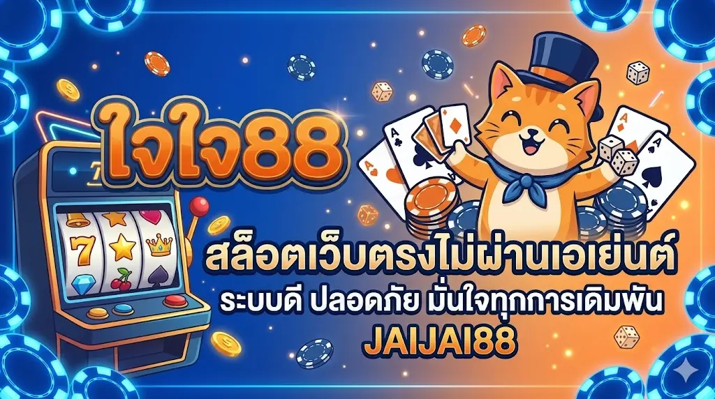 jaijai88 สล็อตเว็บตรงไม่ผ่านเอเย่นต์ ปลอดภัย มั่นใจทุกการเดิมพัน